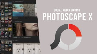 Photoscape X Social Media Image Editing [upl. by Eirrotal]