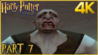 Harry Potter and the Philosophers Stone PS1 4K 100 Walkthrough Part 7 Forbidden Corridor amp Troll [upl. by Aubrie]