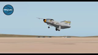 VSKYLABS  Northrop M2F2 Lifting Body Vehicle  XPlane 10 [upl. by Romy417]