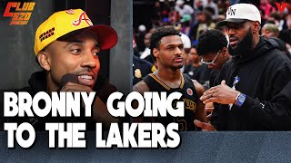 Jeff Teague ADAMANT Bronny will join LeBron James and the Los Angeles Lakers  Club 520 Podcast [upl. by Tena]