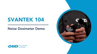 SVANTEK 104 Noise Dosimeter Demo [upl. by Erdne]