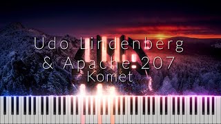 Udo Lindenberg amp Apache 207  Komet  Piano Cover  Sheet Music [upl. by Elfont]