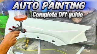 quotDIY Auto Painting StepbyStep Spot Painting Guide for Beginners at Home Auto painting tips [upl. by Rich]