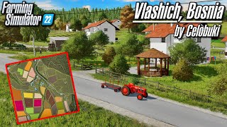 Map Preview  Vlaschich Bosnia by Celobuki  Farming Simulator 22 [upl. by Rebeca92]