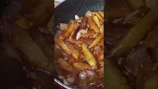 Attempted Chilli Potato ASMR  recipe in comments  shorts suzume radwimps [upl. by Ydollem]