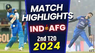 India vs Afghanistan 2nd T20 Highlights  IND vs AFG T20 HIGHLIGHTS  IND vs AFG 2024 [upl. by Acinoda]