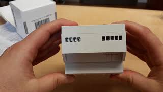 Unboxing Zennio KNX 010V fancoil actuator ZLCFC010F [upl. by Oileduab576]