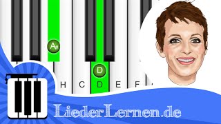 Nena  Wir sind wahr  Klavier lernen  Musiknoten  Akkorde [upl. by Olihs]