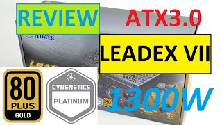 REVIEWĐánh giá  Nguồn máy tính ATX30PCIe50 SuperFlower Leadex VII Gold 1300W [upl. by Artim10]