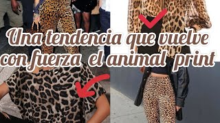 Una tendencia que vuelve con fuerza el animal print [upl. by Panther]