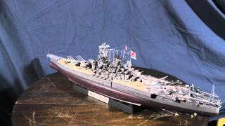 Japanese Battleship Yamato In 1350 Scale [upl. by Dream]