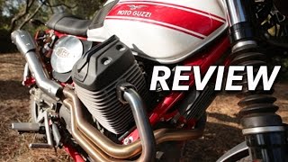 Moto Guzzi V7 Stornello  MotoGeo Review [upl. by Brewer]