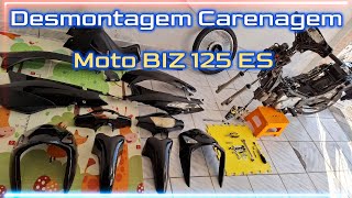 Como desmontar a carenagem Honda Biz ES 125 2010 [upl. by Akkina]