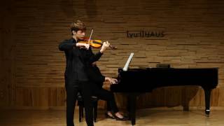 Enescu violin sonata no3gun Baik [upl. by Naicad]