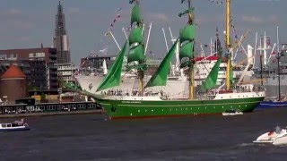 827 Hafengeburtstag Hamburg  Auslaufparade 2016 [upl. by Naro]