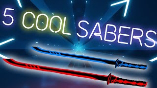 5 Cool Custom Sabers for Beat Saber [upl. by Suellen]