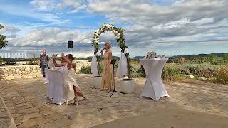 Traurednerin amp Hochzeitssängerin Mallorca Sandra Backwinkel  Saskia amp Jürgen im Carrossa Hotel [upl. by Akineg233]