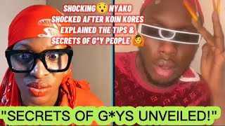 SHOCKING😯NYAKO SHOCKED AFTER KOIN KORES EXPLAINED THE TIPS amp SECRETS OF GY PEOPLE 🙆 [upl. by Eynaffit]