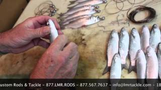 How To Rig Swimming Mullet Palm Beach Troller [upl. by Marigold]