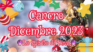 Previsione Cancro ♋️ Dicembre 2023 oroscopooroscopo cancro charms cartomanzia [upl. by Starbuck]