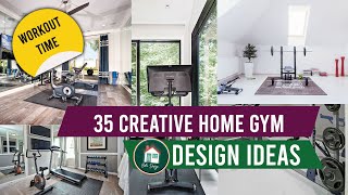 35 Modern and Creative Home Gym design ideas [upl. by Dennison]