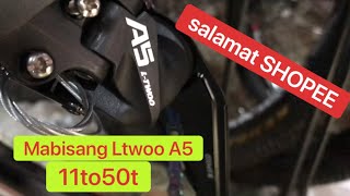 Ltwoo A5 9speed RD at Shifter Salamat SHOPEE❤️🚴🏽 review at installlation 🚴🏽❤️ [upl. by Sorcha]