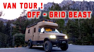 4x4 Van Tour  Custom Adventure RV Starflyte 20  4WD RV [upl. by Tadeas]