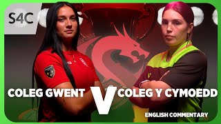 LIVE RUGBY Coleg Gwent v Coleg Y Cymoedd  Ysgolion a Cholegau Cymru  S4C [upl. by Sarina975]