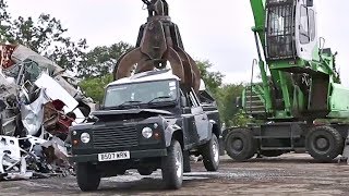 Land Rover Defender Seized And Crushed By CBP [upl. by Gussi]