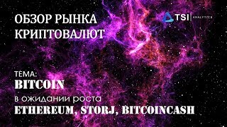 Bitcoin — в ожидании роста Ethereum STORJ BitcoinCash EOS  Обзор TSI Analytics [upl. by Aikahs]