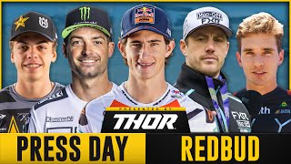 2024 RedBud Motocross  Press Day ft Sexton Tickle Nicoletti [upl. by Safir]