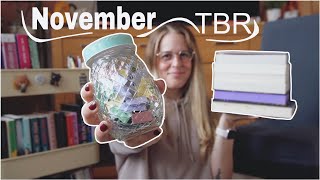 SUB GLAS sucht meinen TBR für November aus  TBR Prompts 11\24 Leseliste [upl. by Nigrom973]