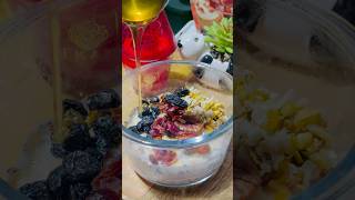 Multigrain overnight oatsBreakfastrecipe￼ Healthybreakfastshortsvideo2024 [upl. by Eniaj874]