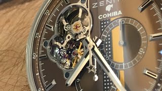 Zenith Chronomaster El primero Cohiba edition [upl. by Callista]