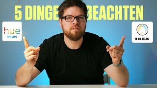 PHILIPS HUE vs IKEA TRADFRI – 5 Dinge zu beachten [upl. by Nivalc25]