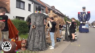 voorbereiding van de Reuzenstoet Kovenken van Lokeren 22 sep 2024 [upl. by Paehpos]