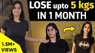 How to lose 5 kg in 1 month without Dieting  By GunjanShouts [upl. by Eseila674]