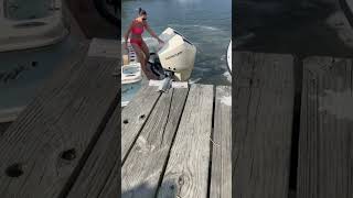 That’s gonna leave a mark Boats BoatRamp Credit cardCaptain boatfails [upl. by Weinert114]