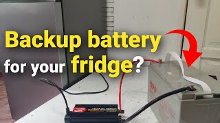 How to run your refrigerator on a battery [upl. by Rehnberg]