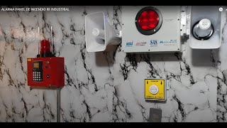 ALARMA PANEL DE INCENDIO RF INDUSTRIAL [upl. by Ellennoj]