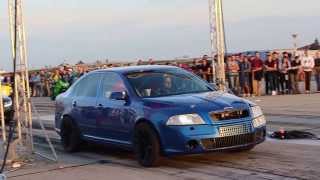 Skoda Octavia 2 RS  Bimoto   DragRacing Arad  16 60ft amp ET109 [upl. by Shanley911]