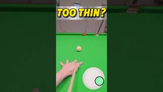 Snooker Too Thin 🕰️ GoPro Headcam POV [upl. by Atsirak]