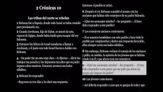 2 Crónicas 10  Biblia Dramatizada NTV [upl. by Risley]