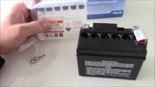 How to Install the battery on your Venom Street Legal Motorcycle ATV GoKart and Pocket Bike [upl. by Omik892]