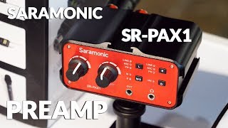 Saramonic SRPAX1 XLR Preamp Mixer [upl. by Hpsoj]