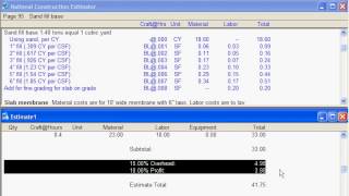 National Construction Estimator  Introduction Building an Estimate Basics [upl. by Slinkman]