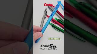 Pentel Energel Retractable Colour Matt Painted Barrel Pens [upl. by Marrilee]