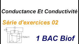 Conductance Et Conductivité Partie 2 1BAC Biof Exercices Corrigés [upl. by Cayla636]