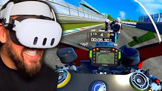 VRIDER SBK Is Meta Most Impressive VR RACING GAME [upl. by Anec939]