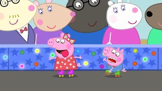 Peppa Pig Roller Disco Episode Funny laughing Faces and Facial Expressions [upl. by Garbe866]